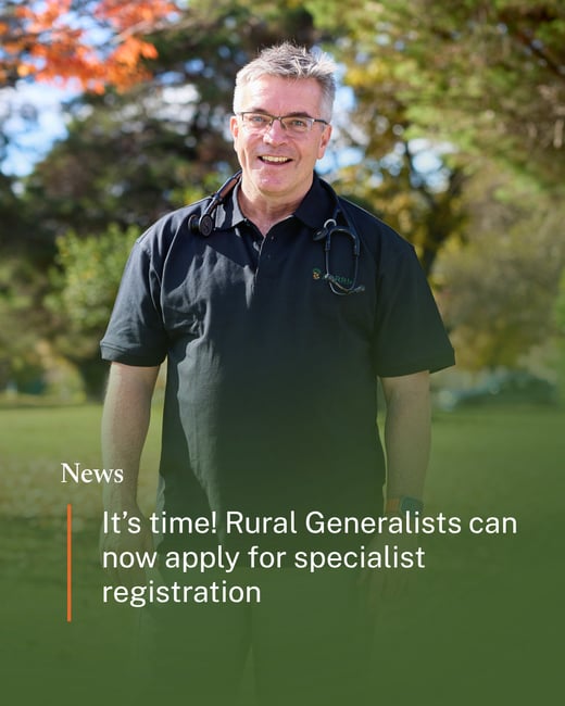 ACRRM Specialist Registration
